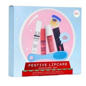 NYX Festive Lipcare Discovery Set New In Box MSRP $35